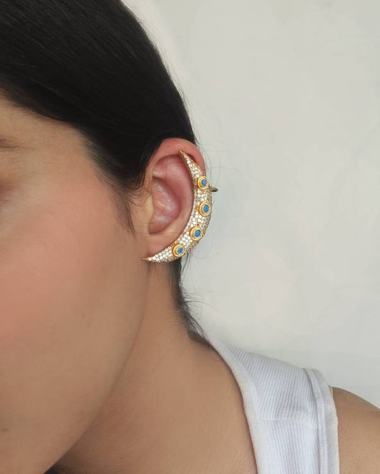 Blue Moon Earcuff