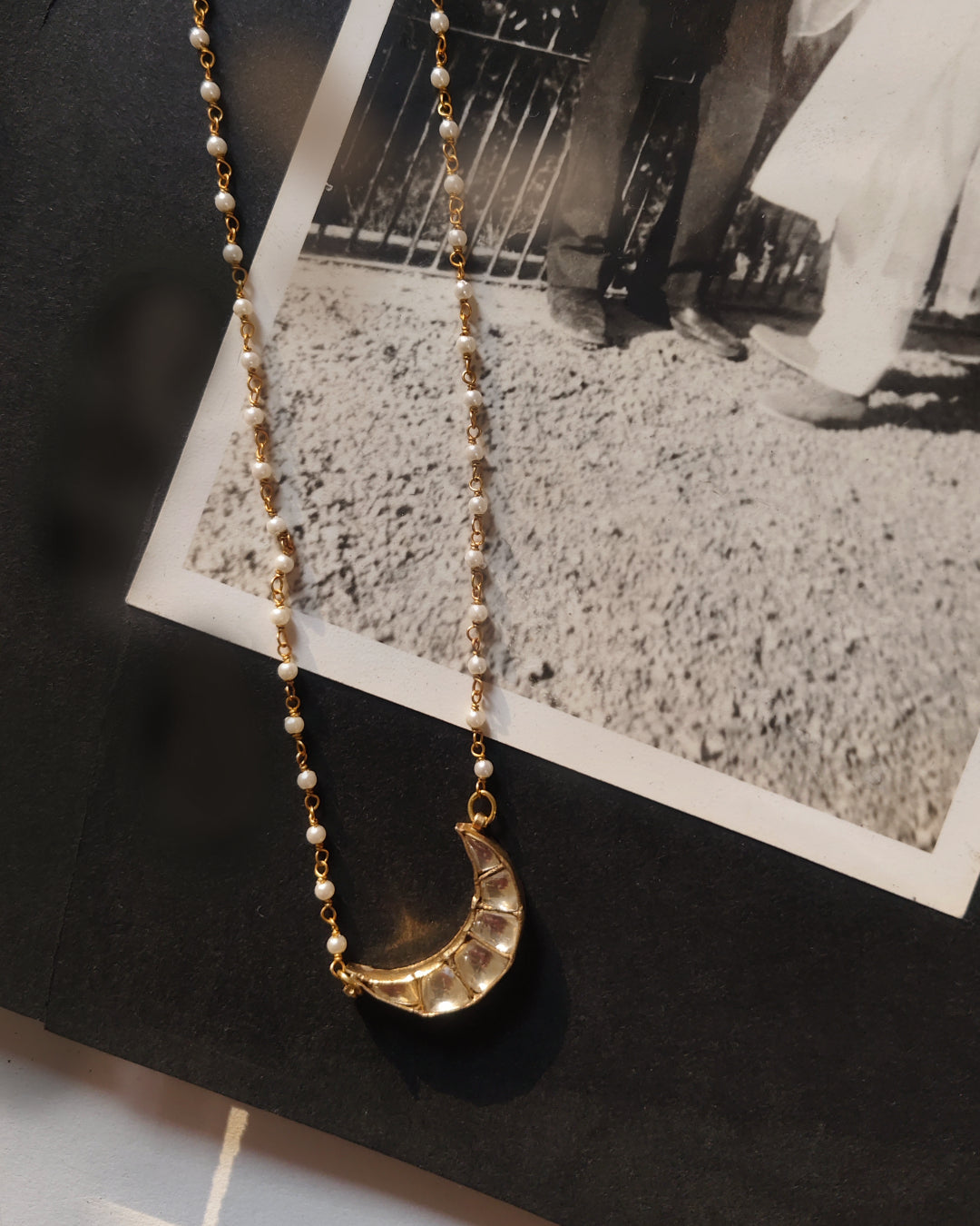 Small Moon Necklace