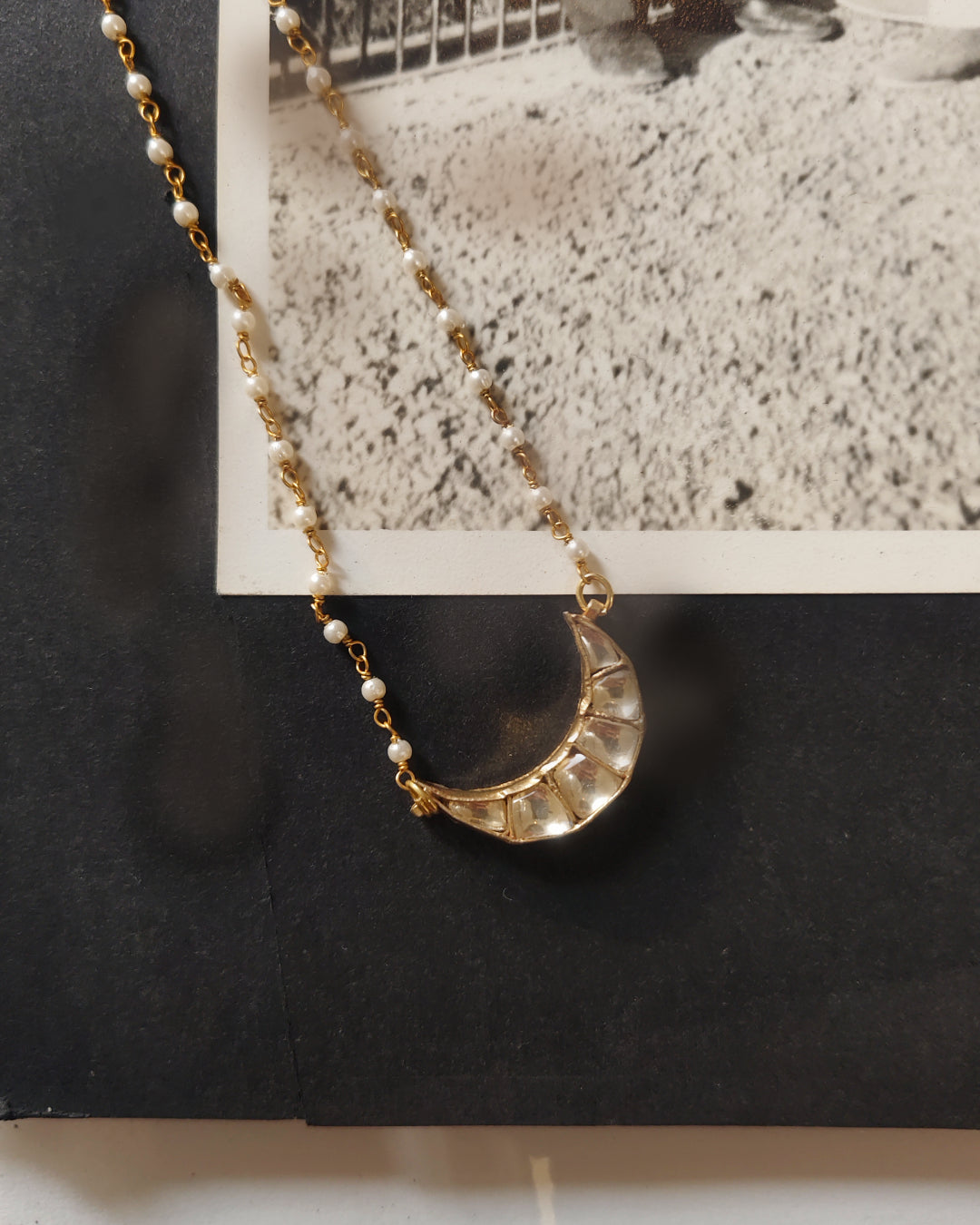 Small Moon Necklace
