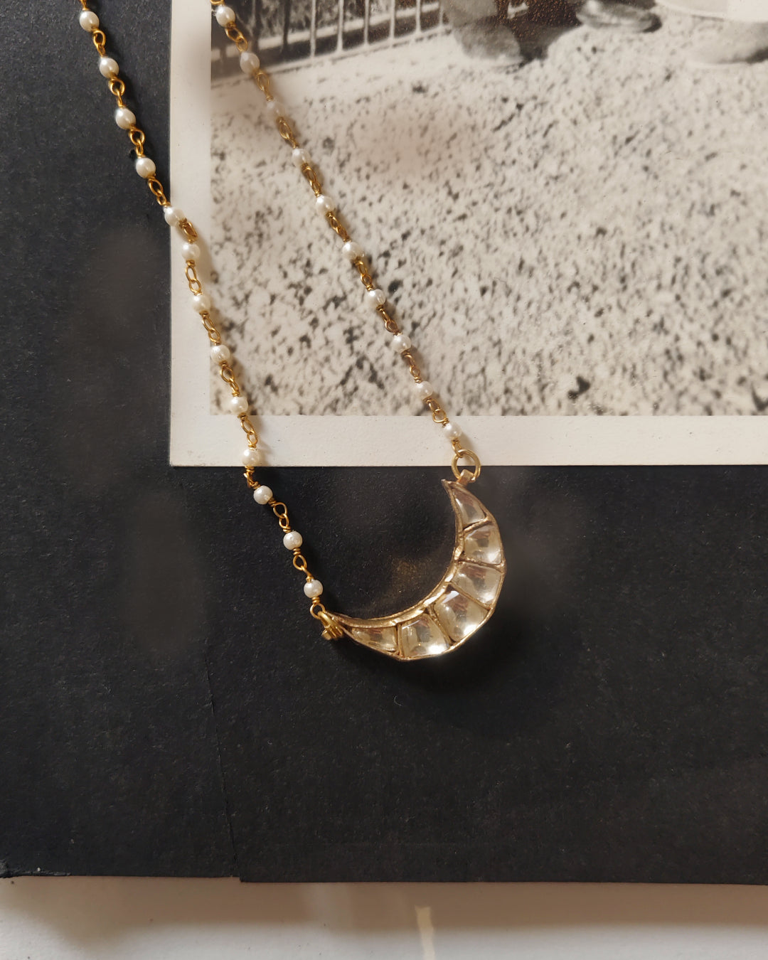 Small Moon Necklace