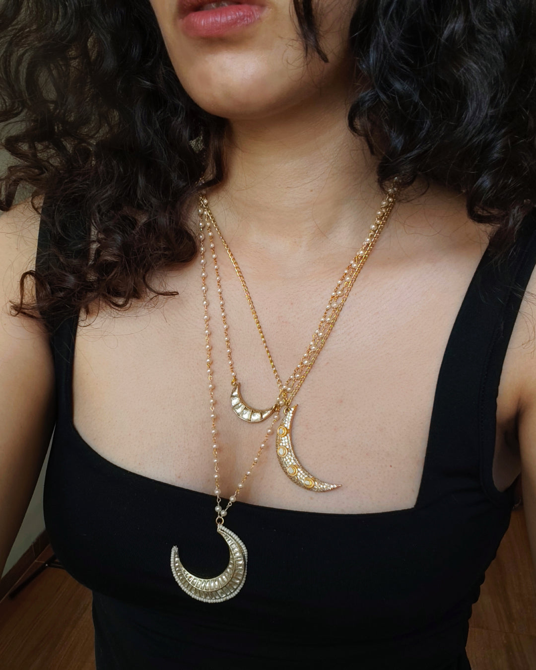 Large Moon Necklace