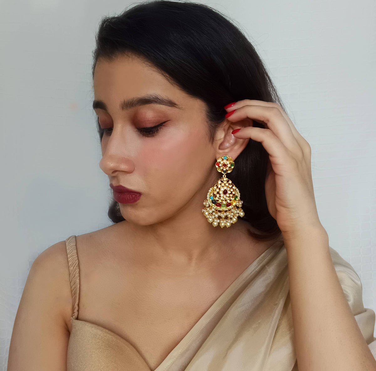 Navratan Earrings
