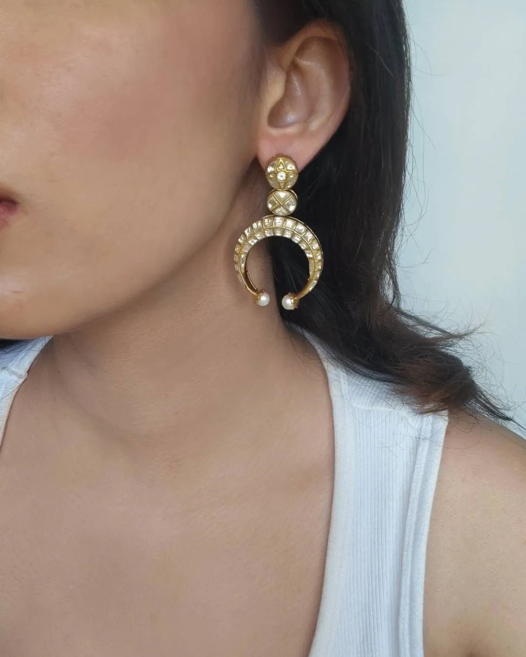 Half Moon Earrings